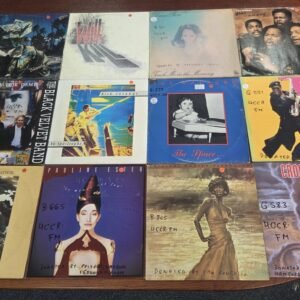 Bulk radio station vinyl records collection