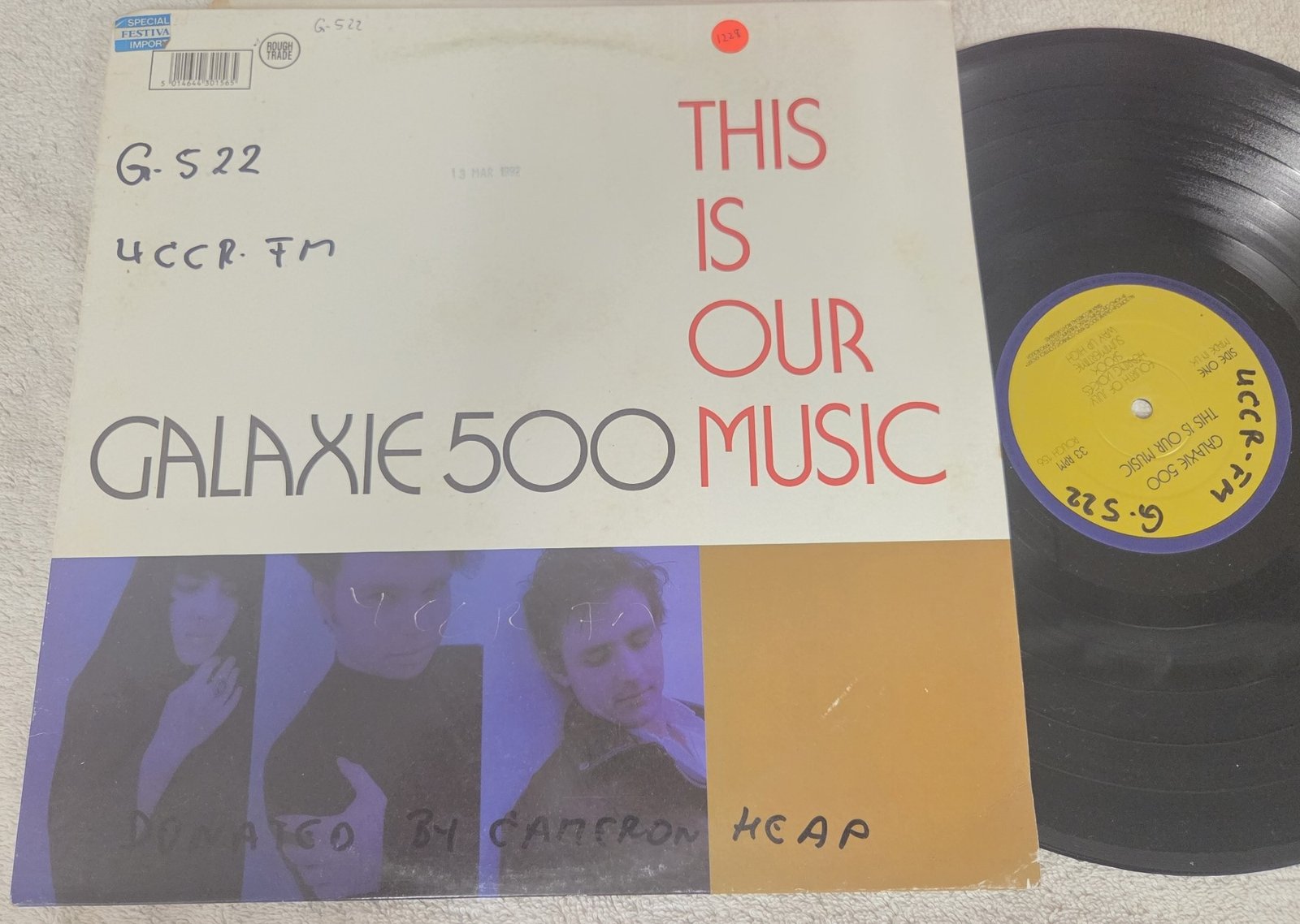 Galaxie 500 This Is Our Music vinyl LP front cover