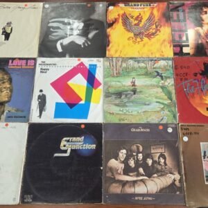 Mixed artist vinyl record collection from radio station archive