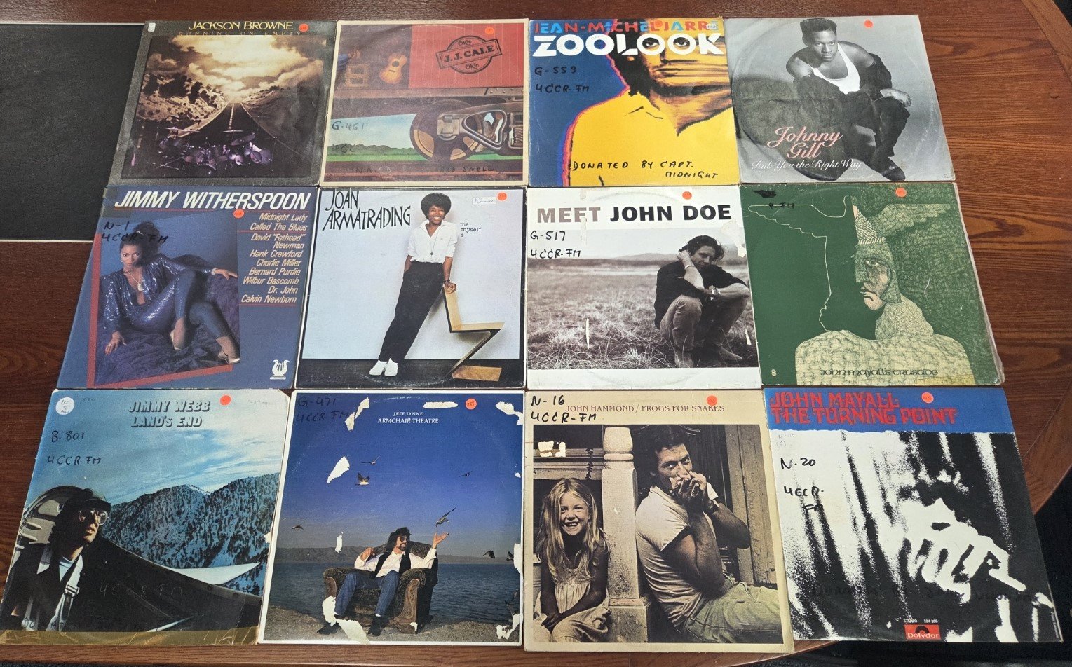 Assorted collection of 24 vinyl LP records