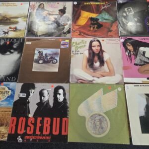 Mixed artist vinyl albums from former radio station archive
