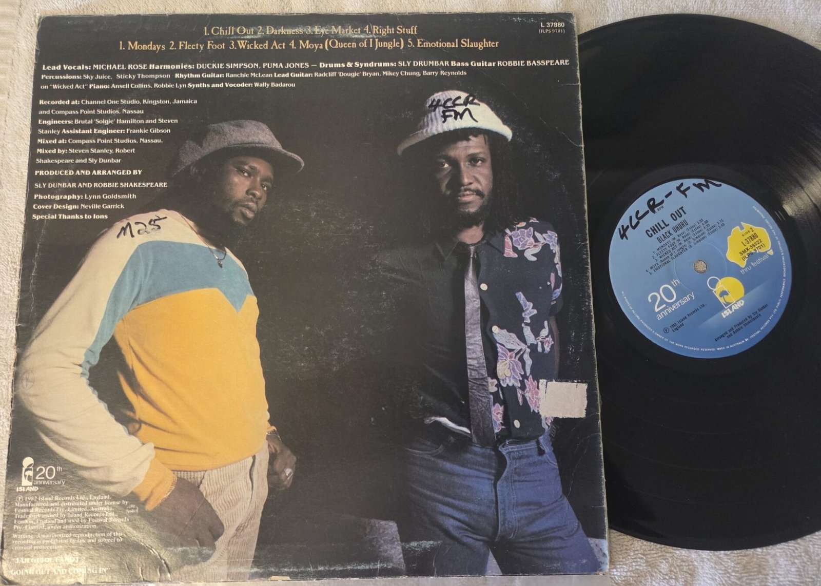 Black Uhuru reggae album with Island Records label