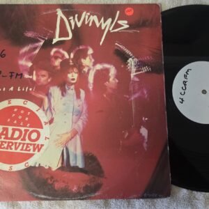 Divinyls What A Life radio interview promotional LP front cover