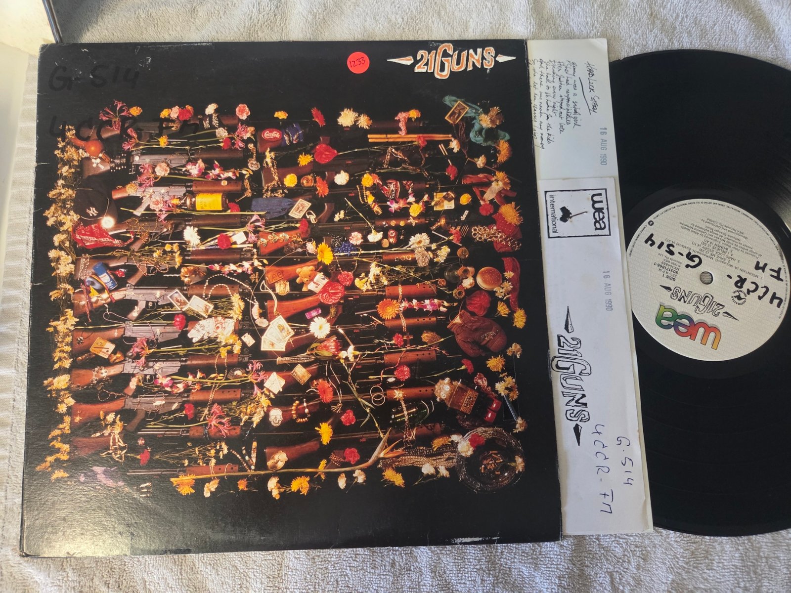 21 Guns self-titled promotional vinyl LP front cover