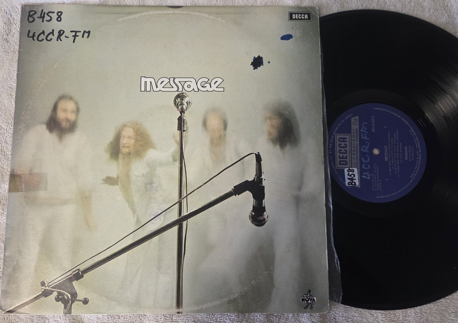 Message self-titled vinyl LP front cover