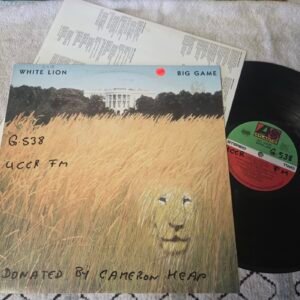 White Lion Big Game promotional vinyl LP front cover