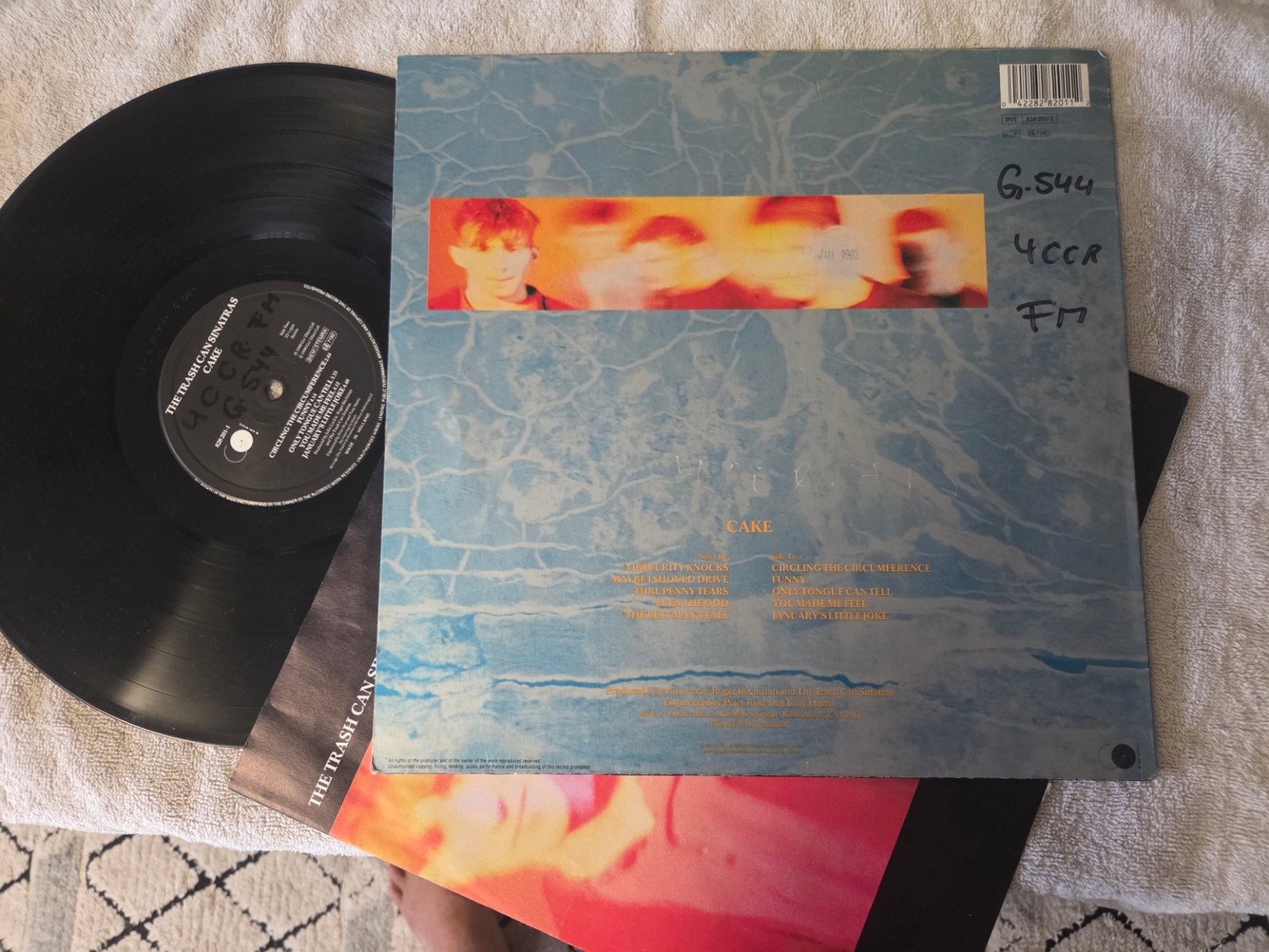 Cake album vinyl record and original inner sleeve