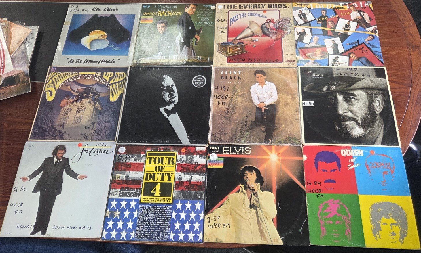 Bulk collection of 24 assorted vinyl LP records