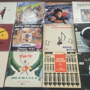 Bulk vinyl lot featuring Top Gun and Footloose soundtracks