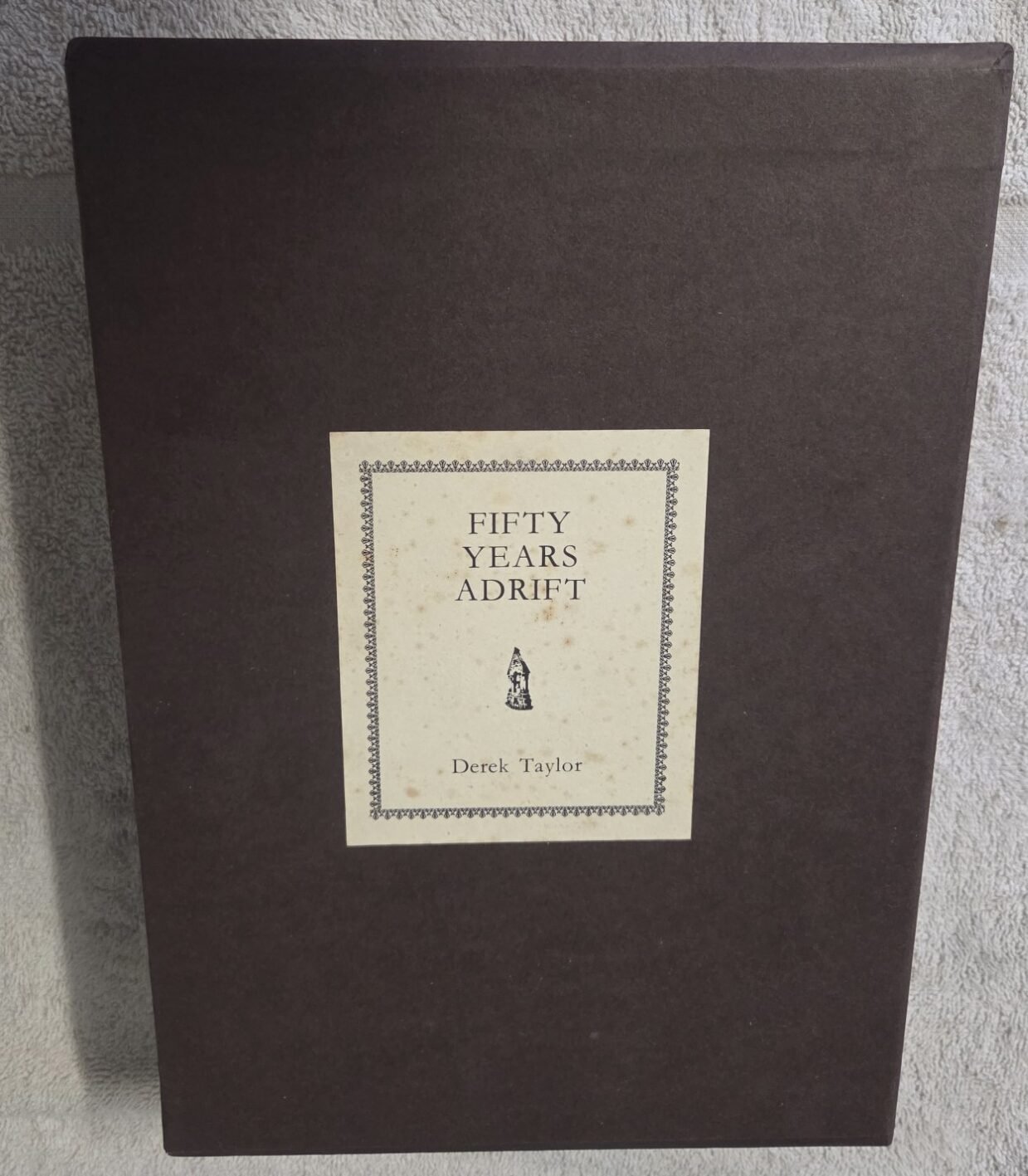 CA-20260628-001 - LOT 001 - Derek Taylor 'Fifty Years Adrift' Signed Limited Edition Book image 5