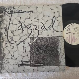 Tazzad vinyl LP front cover by Davood Tabrizi and Devendran Gopalasamy