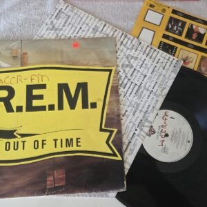 R.E.M. Out of Time vinyl LP front cover
