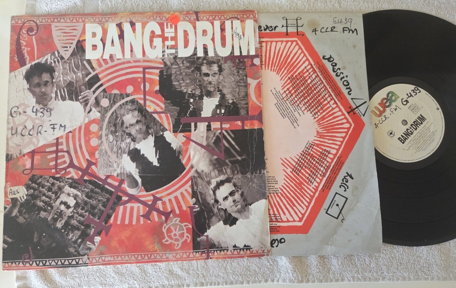 Bang the Drum self-titled vinyl LP front cover