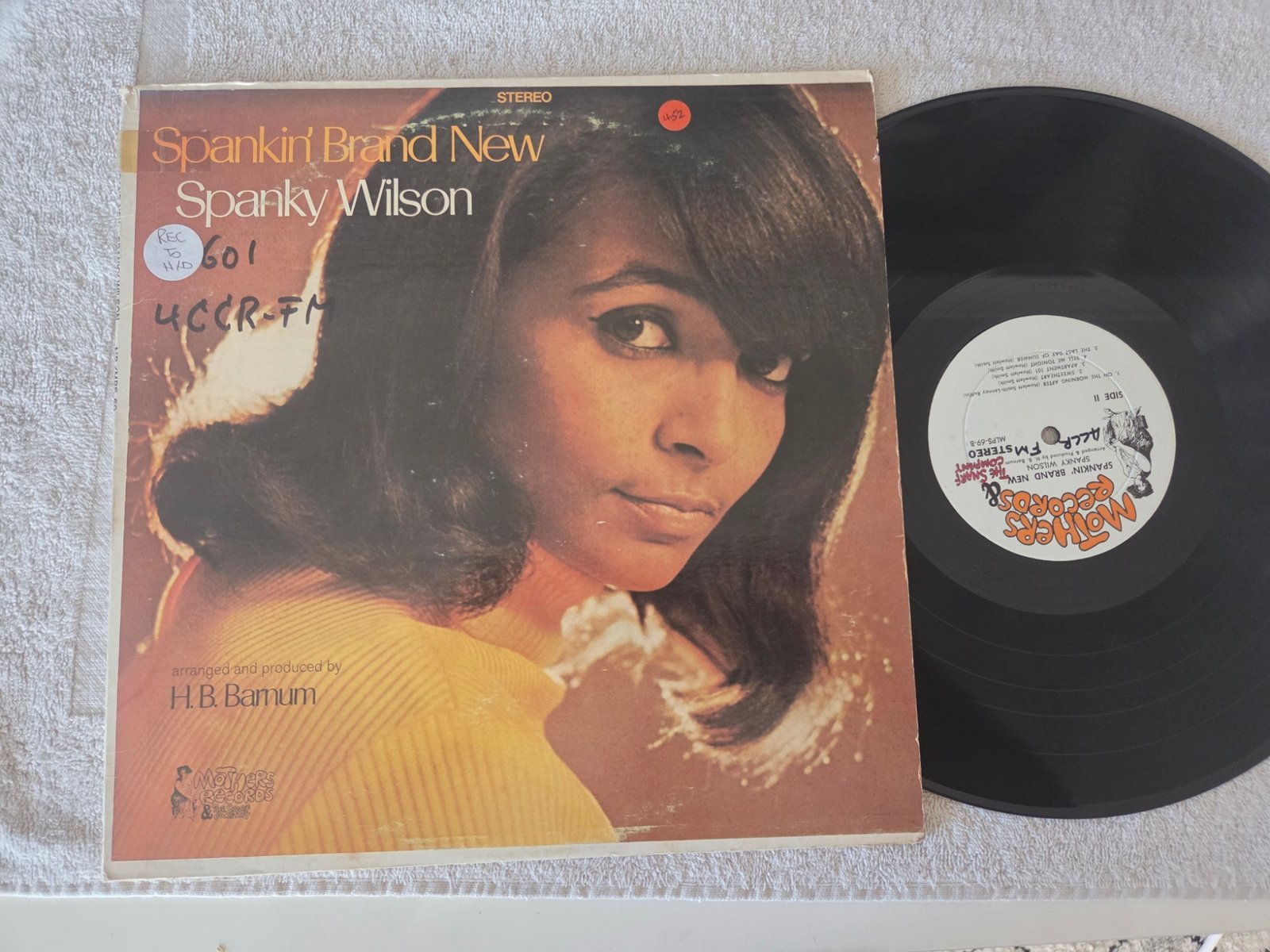 Spanky Wilson Spankin Brand New vinyl LP front cover
