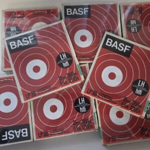BASF LP35 reel-to-reel tape collection in original boxes