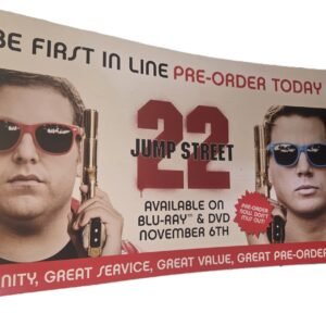 22 Jump Street double-sided promotional display boards