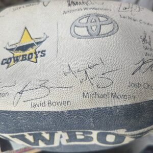 North Queensland Cowboys signed NRL football