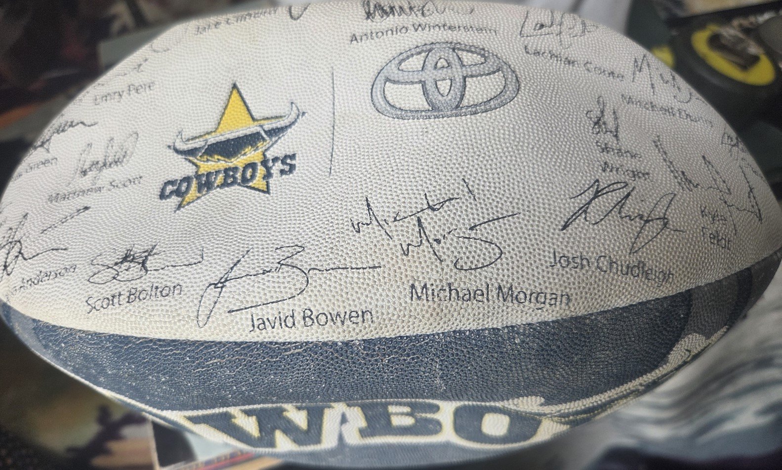 North Queensland Cowboys signed NRL football