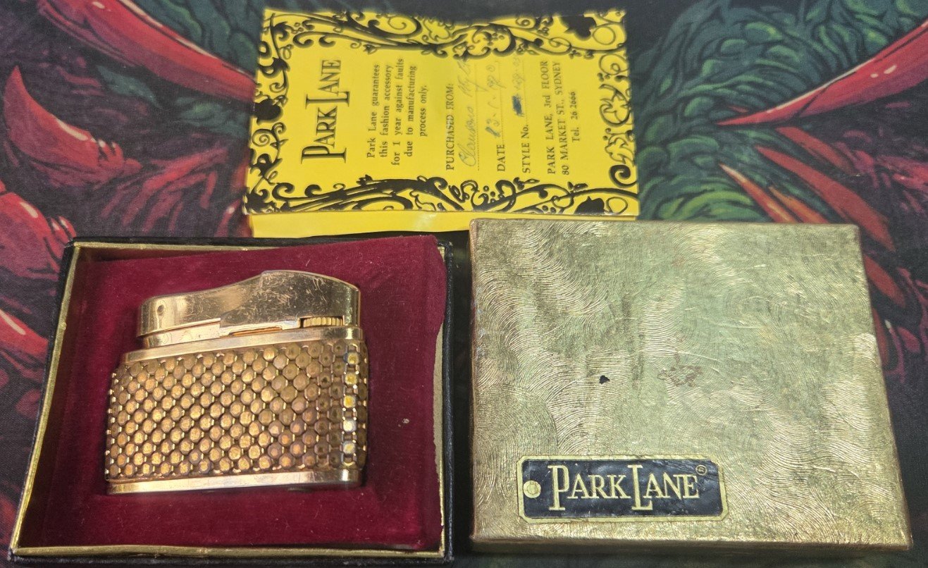 CA-20260628-234 - LOT 234 - Park Lane Vintage 1970s Butane Lighter in Original Box image 1