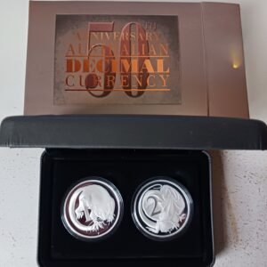 LOT092 50th Anniversary Australian Decimal Currency Silver Proof Coin Set