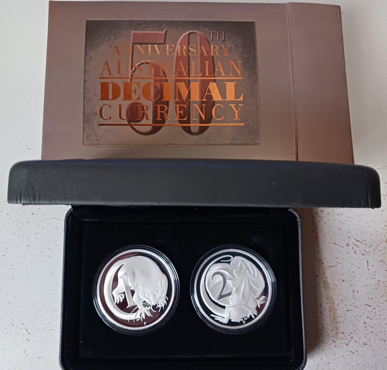 LOT092 50th Anniversary Australian Decimal Currency Silver Proof Coin Set - Image 3