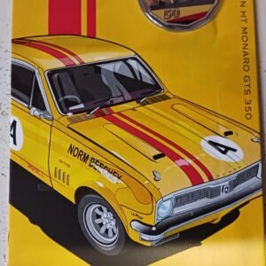 LOT095 Royal Australian Mint Supercars 1970 Holden HT Monaro GTS 350 50c Coin Card