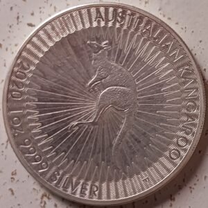 LOT103 Australia Kangaroo 2020 1oz Fine Silver Investment Coin