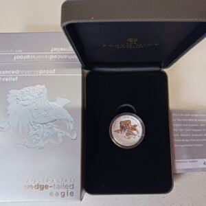 LOT071 2021 Australian Wedge-Tailed Eagle 1oz Silver Enhanced Reverse Proof High Relief Coin