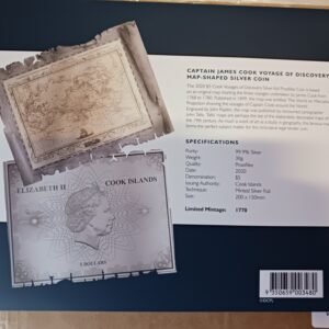Captain James Cook Voyage of Discovery silver coin