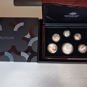 LOT112 Royal Australian Mint 2021 Fine Silver Proof Year Set