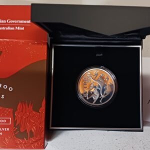 LOT074 2020 Kangaroo Series Red Kangaroo $1 Fine Silver Proof Coin