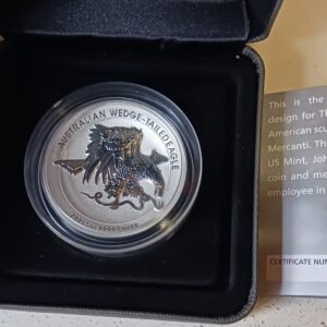 Australian Wedge Tailed Eagle 2021 5oz silver proof coin