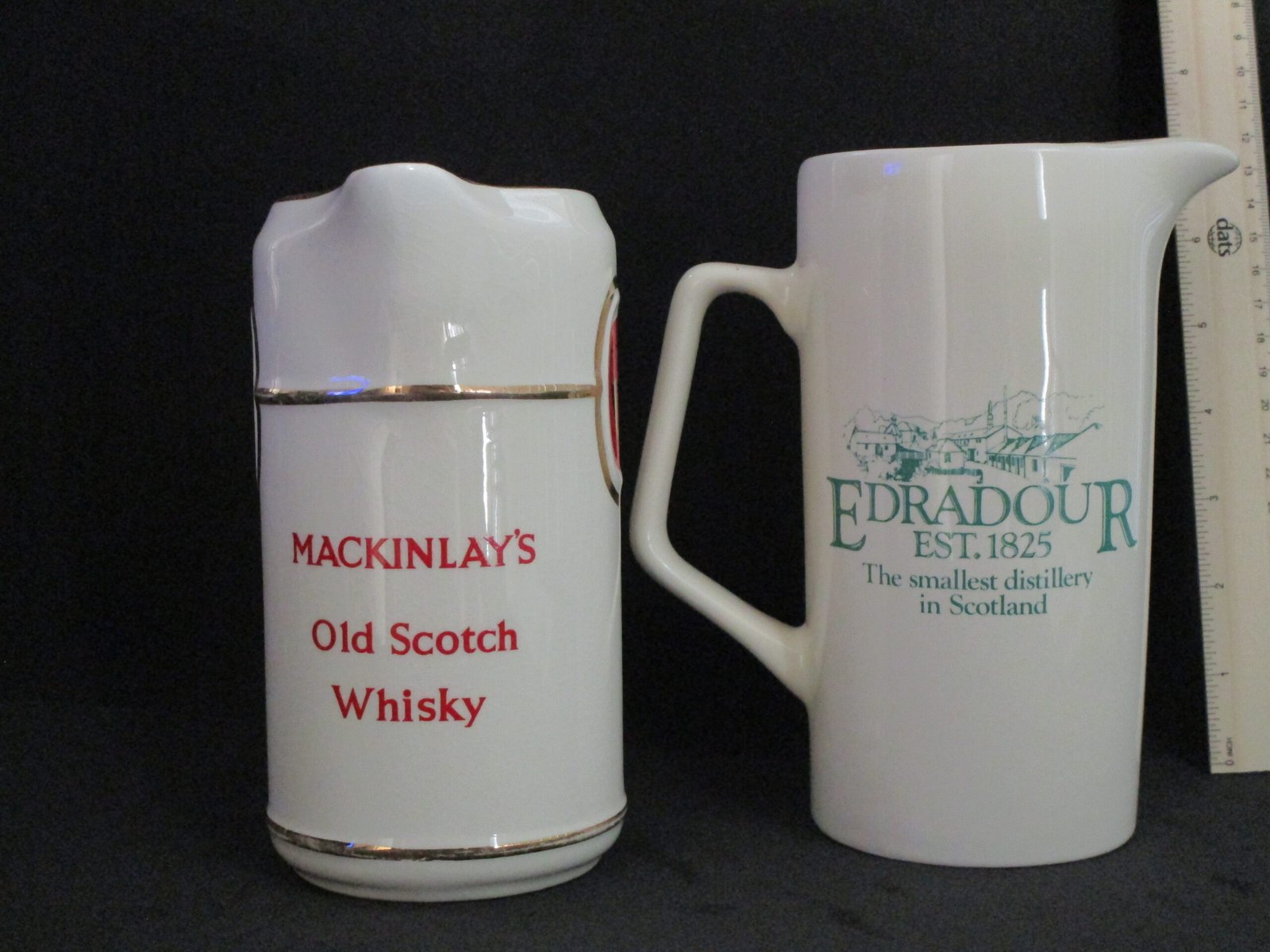 Edradour Distillery ceramic whisky water jug