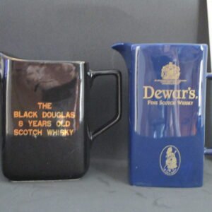 Black Douglas 8 Years Old Scotch Whisky ceramic jug