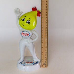 LOT012 Esso Frau Trophi mascot figure with ruler for size reference