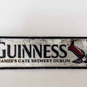 LOT038 Guinness St James's Gate Brewery Dublin cast iron wall sign with toucan