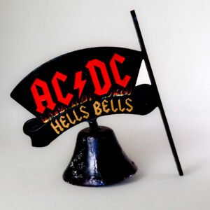 LOT001 - Cast Iron AC/DC Hell's Bells Decorative Bell